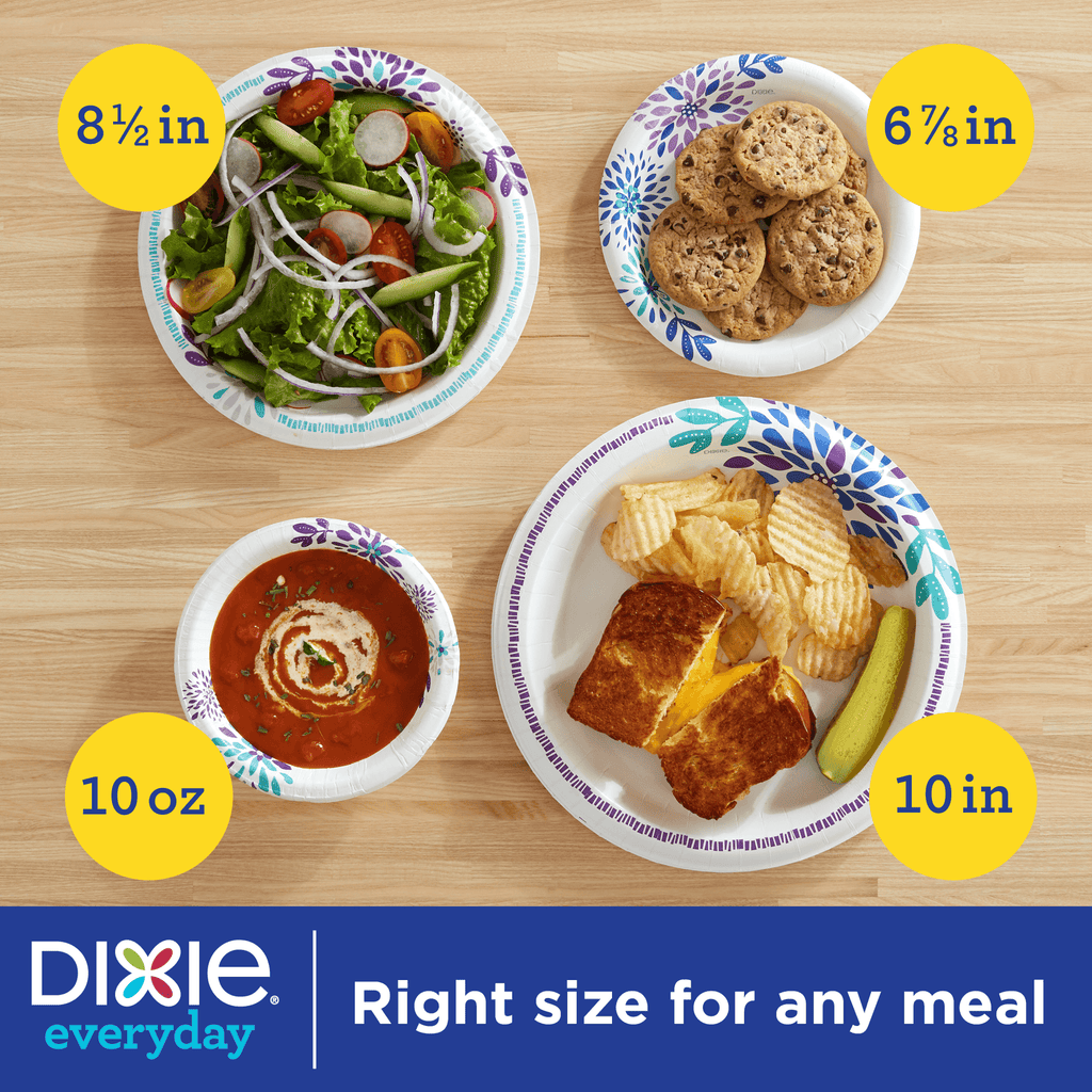 Everyday Paper Dinner Plates, 10", 150 Count