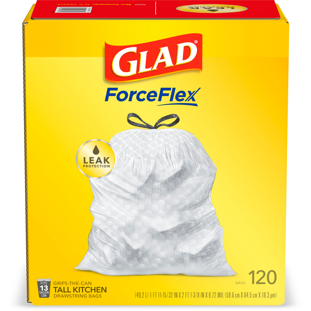 Tall Kitchen Trash Bags, 13 Gallon, 120 Bags