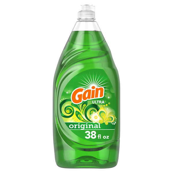Ultra Liquid Dish Soap, Original Scent, 38 Fl Oz
