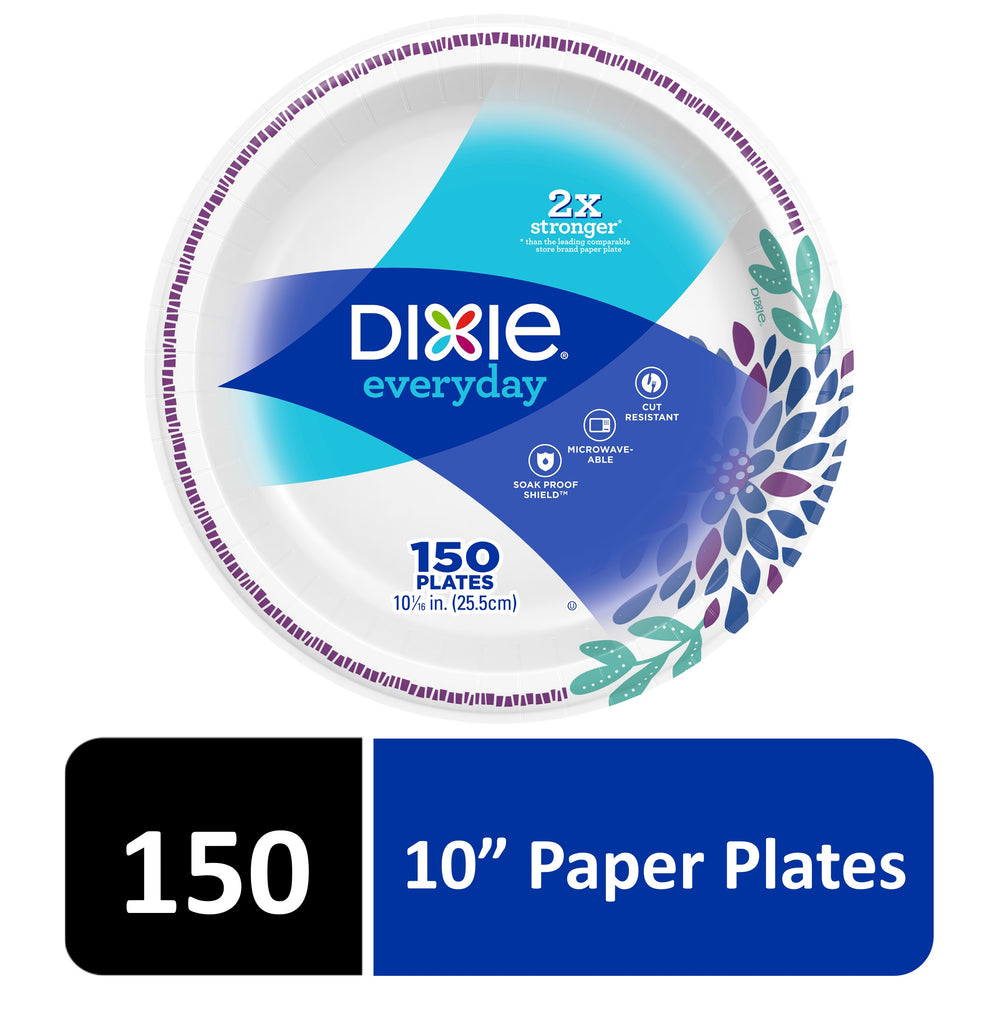 Everyday Paper Dinner Plates, 10", 150 Count