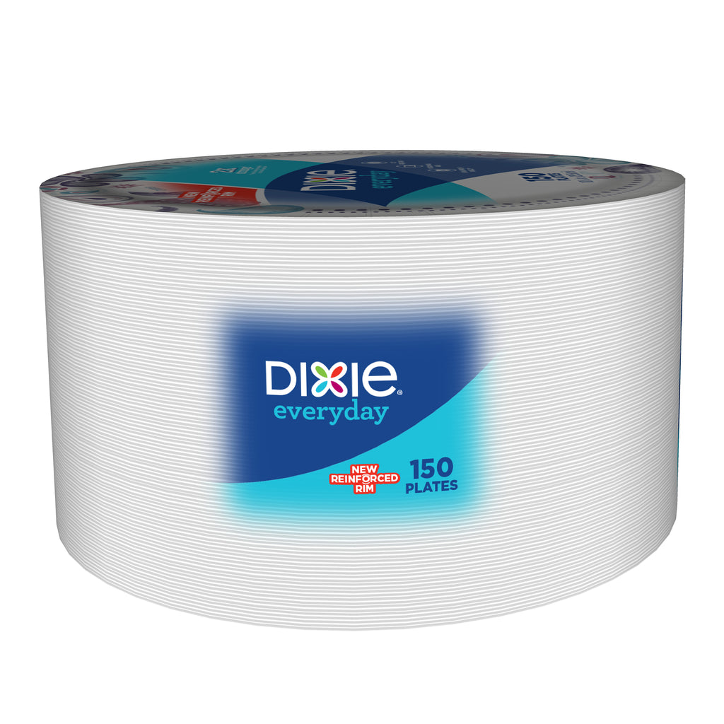 Everyday Paper Dinner Plates, 10", 150 Count