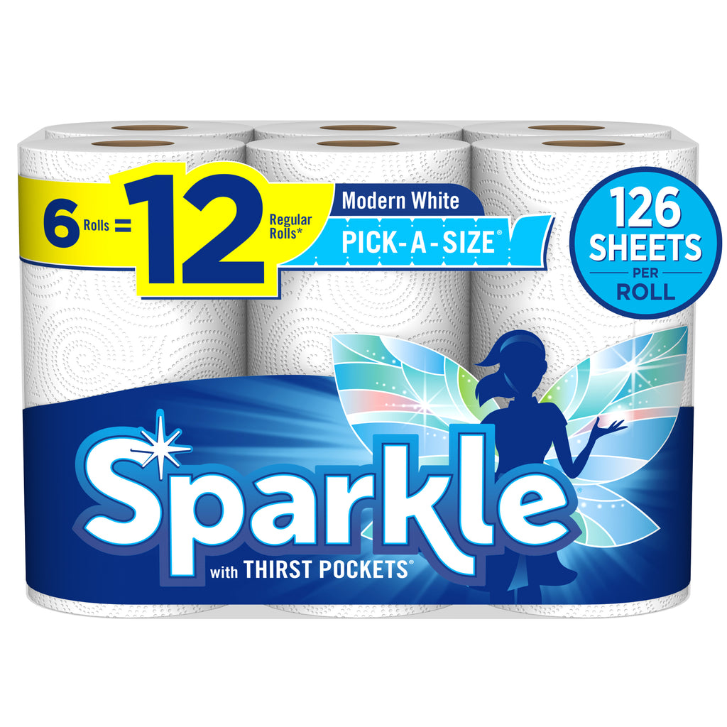 Pick-A-Size Paper Towels, 6 Double Rolls