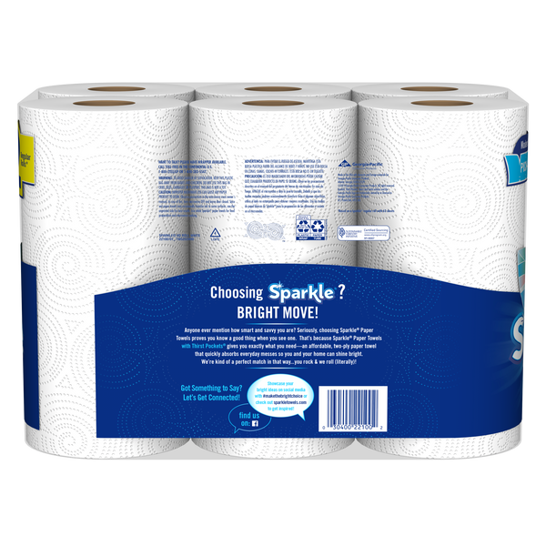 Pick-A-Size Paper Towels, 6 Double Rolls