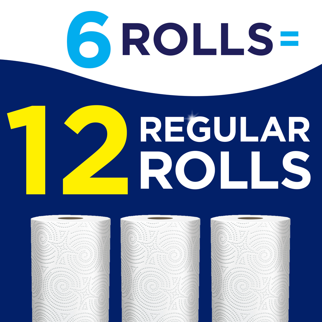 Pick-A-Size Paper Towels, 6 Double Rolls